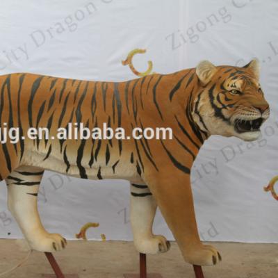 China Outdoor & Indoor Playground Large Fiberglass Outdoor & Indoor Animal Statues - Tiger for sale