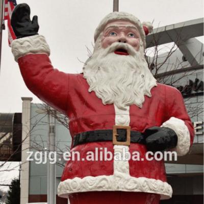 China High quality fiberglass fiberglass life size santa claus for sale for sale