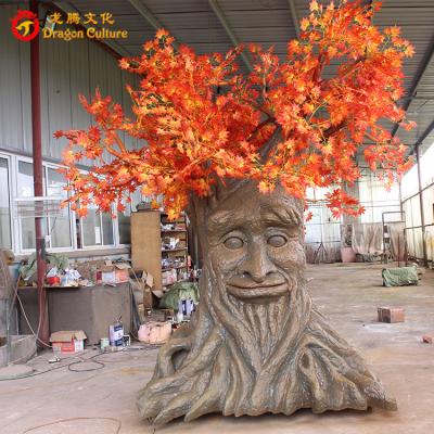 China Popular Animatronic Talking Attractive High Show Tree Exhibit Amusement Park Simulation Products For Sale for sale