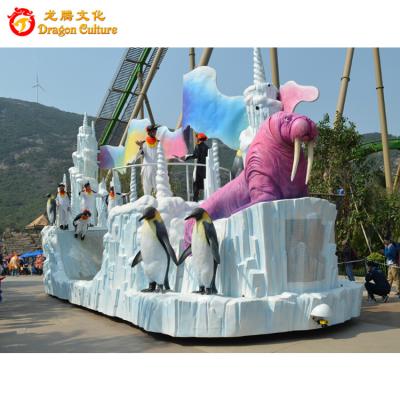 China Attractive Exhibition Show Amusement Park Products Parade Float Vehicle In Parade Park Equipment for sale