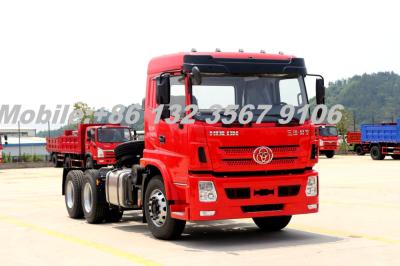 China LHD/RHD Cummins 340HP Heavy Duty 6x4 tractor truck for Chile for sale