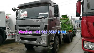 China LHD & RHD 6x4 Tri-Ring 375HP 8--12CBM concrete cement mixer truck for Thailand for sale