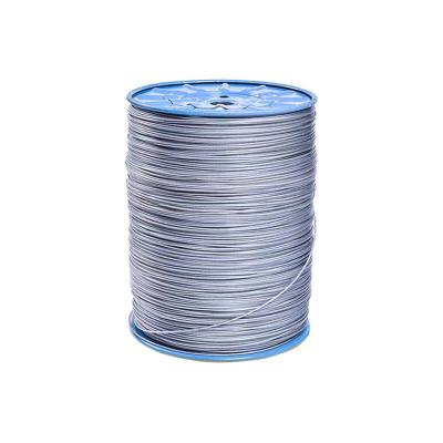 China Diverse 2000meters/roll Galavainzed Stainless Steel Wire Rope 6*7+fc High Tensile Manufacturing Factory Steel Wire for sale