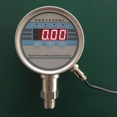 China automatic pressure control pressure switch pressure gauge 4