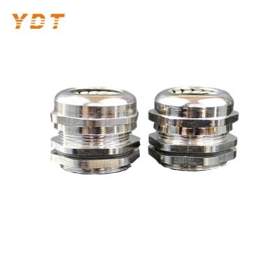 China Brass Metric Type Cable Socket Seal Marine Metal Manufacturers Conduit Fitting Waterproof IP68 Firmly Cable Gland for sale