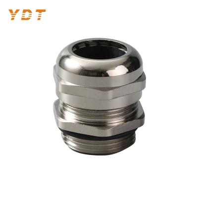 China Cheap price pg9 pg21 pg13.5 flat cable stainless steel metal brass explosion proof brass cable gland with silicon rubber for sale