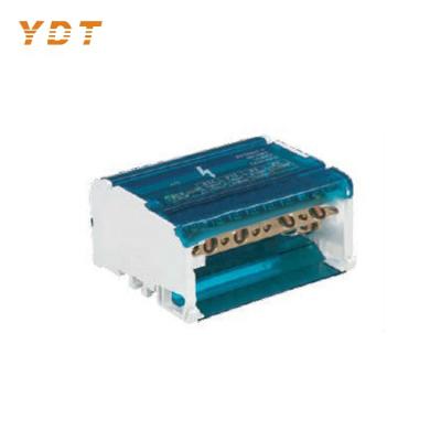 China Din Rail Mounting Amphenol Terminal Block Terminal Connector Enclosure Box Terminal Connector 135*85*50 for sale