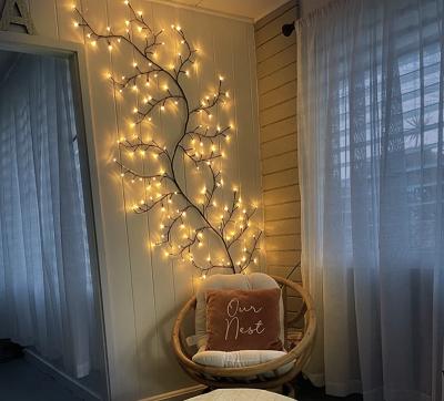 China Modern LED Flashing Willow Vine Branches Ball Lights Gypsophila String Lights for Room Hotel Party Festival Garden Decoration for sale