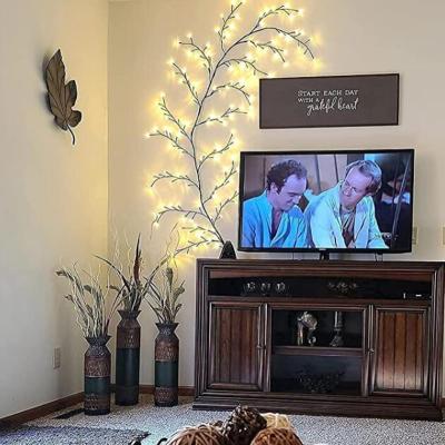 China home & Hotel Decoration Flashing Willow Vines Light LED Branches Ball Lights Gypsophila String Lights for Room Hotel Party Festival Garden Decoration for sale