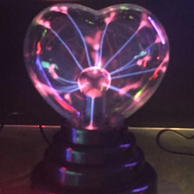 China Wholesale Decorative Heart Designer Glass Plasma Love Ion Ball Lamps Magic Orb Mystery Lights for sale