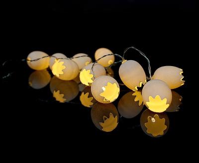 China Modern Wholesale Promotional Egg Pattern Gift String Lights Romantic LED Wire Decoration Lights Battery Operated Strip for sale