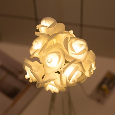 China Amazon Ebay Fashion Style Modern Hot Selling Rose Flower LED String Light Indoor Outdoor Indoor Light for Holiday Festival Decoration and Gift for sale