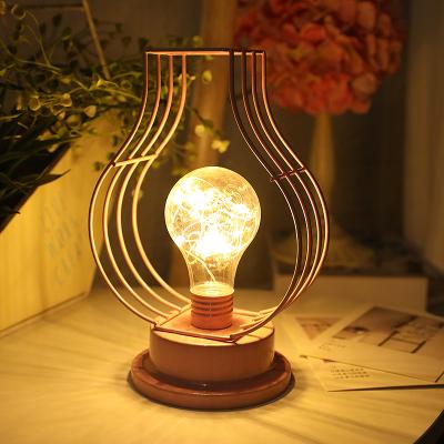 China Modern Factory Wholesale Creative Style Iron Table Decoration Lamp For Home Decoration for sale