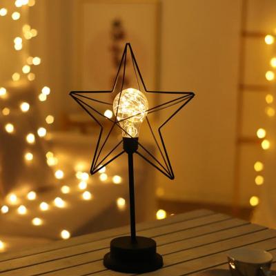 China Modern Hot Selling Decoration Table Lights European Star Style Desk Table Lamp for Home and Party for sale