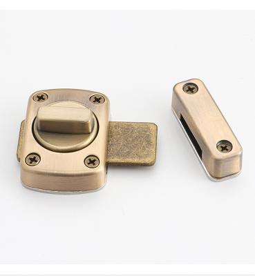 China Factory Direct Sales Contemporary Bronze Bathroom Doors Pins Hidden Bolt For Kitchen Door Security Door Big Size Buckles for sale