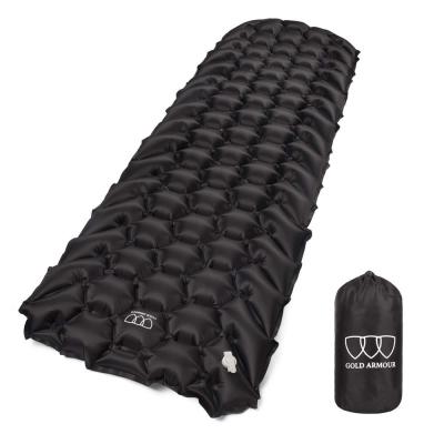 China Foldable Single Size Adults Coating Inflatable Sleep Mat Pad Travel Sleep Pad for sale