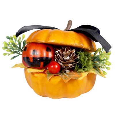 China 100% Eco-friendly Artificial Pumpkin Hamberger Ornaments Kids DIY Decorative Arts and Crafts for Halloween Party Thanksgiving Fall Home Decor for sale