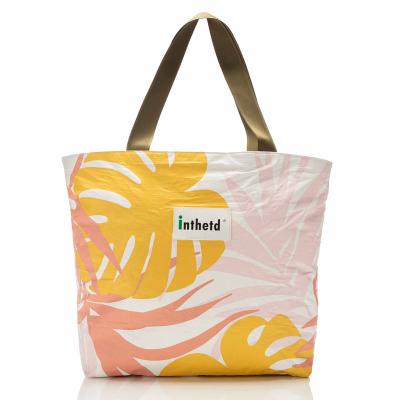 China Custom waterproof soft tyvek shopping bag tote dupont tyvek shopping paper beanbags for sale