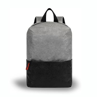 China Fashion wholesale school promotional custom durable strong tyvek brown paper backpack with laptop compartment for sale