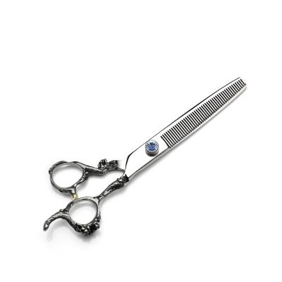 China High Quality New Arrival Stainless Steel Pet Hair Cutting To Carve Handle Shear Scissors For Pet for sale