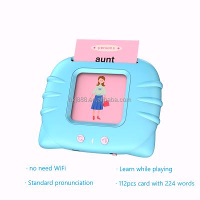 China Low price children's educational toys happy learning card machine bilingual educational English learning teaching machine child-study for sale