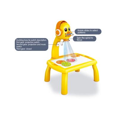 China Educational Toy Learning Desk For Kids Multifunctional Toy Factory Direct China Intelligence Lamp Projector Educational Drawing Board for sale