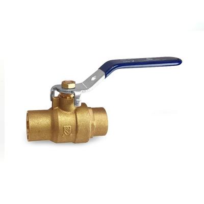 China General 1/2 Inch Female Threaded High Pressure Welded Brass Ball Valve For Garden for sale