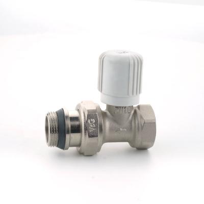 China General 3/4 Inch DN20 Nickel Plated Brass Radiator Valves Types For Heating Radiators for sale