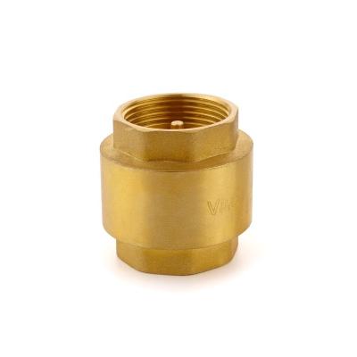 China General Price List 1/2 - 2 Inch Brass Water Pump Spring Flap Check Valve Manufacturer for sale