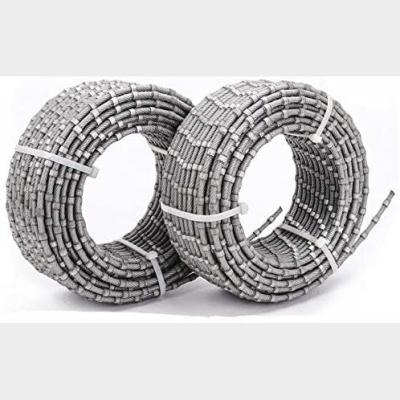 China For Cutting Concrete Stone Cutting Diamond Precision Rubber Coated Diamond Wire Saw for sale