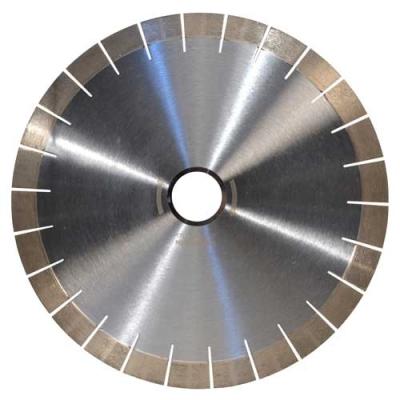 China Hook Slot Concrete Smooth Cutting Silent Cutting Blade / Bridge Saw Blade For Granite Cutting for sale