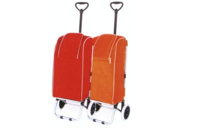 China Functional red wheeled shopping bags With seat / Logo printed for sale