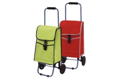 China Waterproof detachable wheeled Reusable shopping cart bags for enterprise advertizing for sale