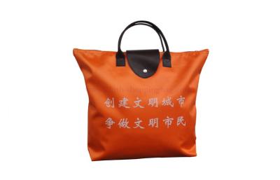 China Custom printed girls 600D oxford tote bag with handle with Silk screen printing for sale