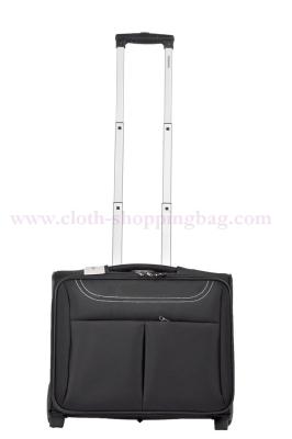 China Durable 17 inch 1680D 600D roller gear bag black  , travel luggage sets for sale