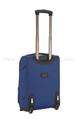 China Durable roller gear bag wheeled luggage set with aluminum trolley system for sale