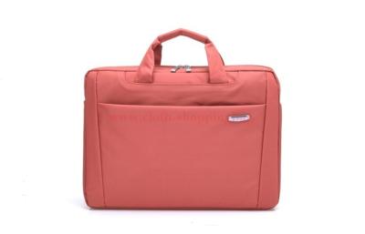 China Pink handheld sleek nylon laptop bag shockproof document  briefcase for women for sale