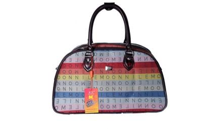 China Colorful womens cloth travel bags with English letters for outdoor sports for sale