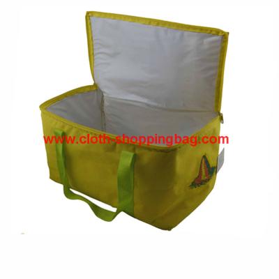 China El bolso amarillo durable del refrigerador del viaje aisló la fiambrera para la promoción comercial en venta