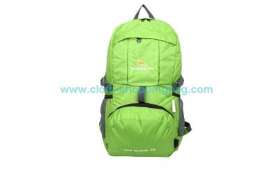 China Beautiful design Orange foldabe mountain climbing bags for students for sale