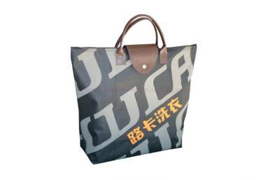 China Dirty - resistance grey folding shopping bags pattern for grocery for sale