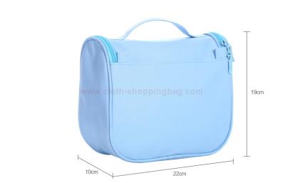 China Hanging on the wall travel storage toiletry bag with hook for collecting cosmetic for sale