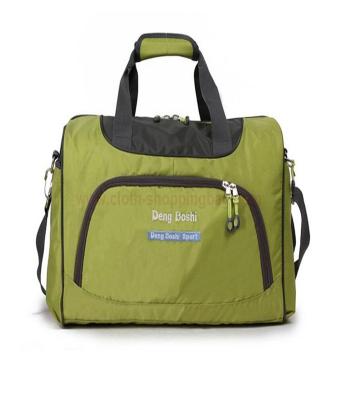 China Eco - bolso de nylon de la tela amistosa, bolso del equipaje del viaje con las cremalleras en venta