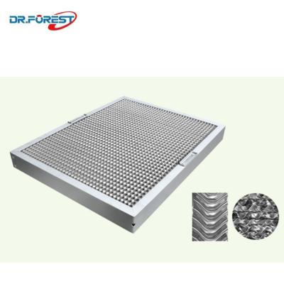 China Hotel Cooker Hood Filter Factory Price Commercial Honeycomb Chain Hood Parts Filter for sale