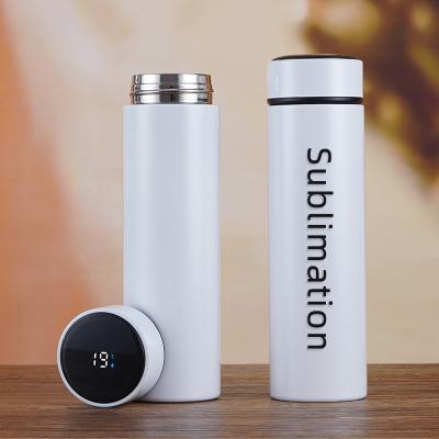 China Viable Top Selling Sublimation Blanks Tumbler Vacuum Flask Insulated Straight Thin Smart Tumbler for sale