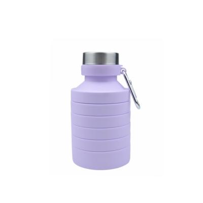 China Viable Hot Selling Water Cup Folding Silicone Outdoor Portable Collapsible Water Sport Bottle for sale