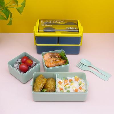 China Freshness Preservation Korean PP Insulated Eco Friendly Lunch Box For Kids, Plastic Food Container School Kids Thermos Bento Lunch Box With Cutlery for sale