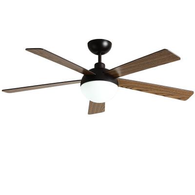 China Electric Led Ceiling Fan Installation Mute Living Room Five Blade Branding Decelling for sale