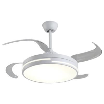 China Wholesale New Model Factory Mute Blade Led Ceiling Light With Skin Fan for sale