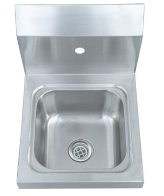 China Faucetless pwb221 sink manufacturer 304 stainless steel kitchen wall hung hand wash sink for sale